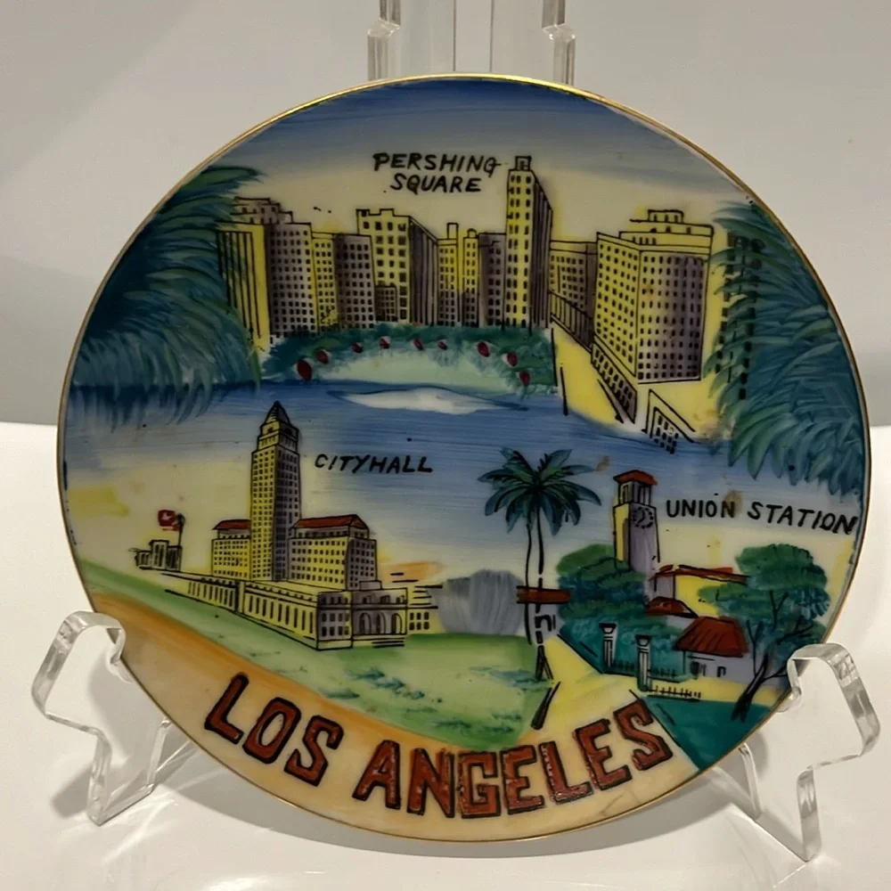 Los Angeles Plate - Vintage - Picture 2 of 6